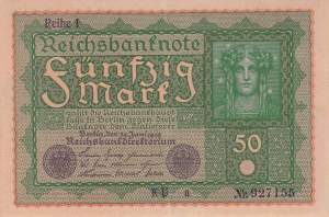 50 Mark 1919 ro.62a KU